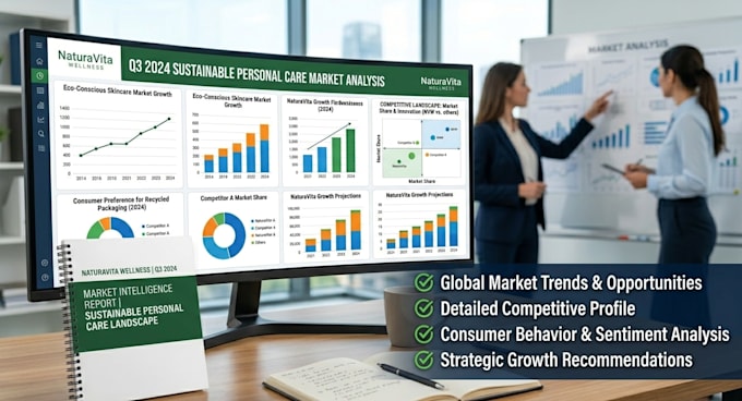 perform market research, with industry style reports