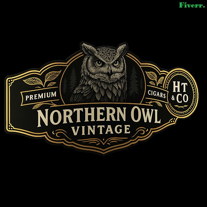 do cigar label design with unlimited revision