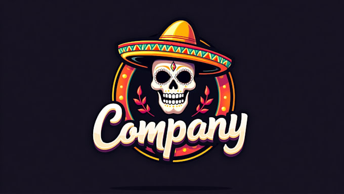 do masked skull corona mascot logo design