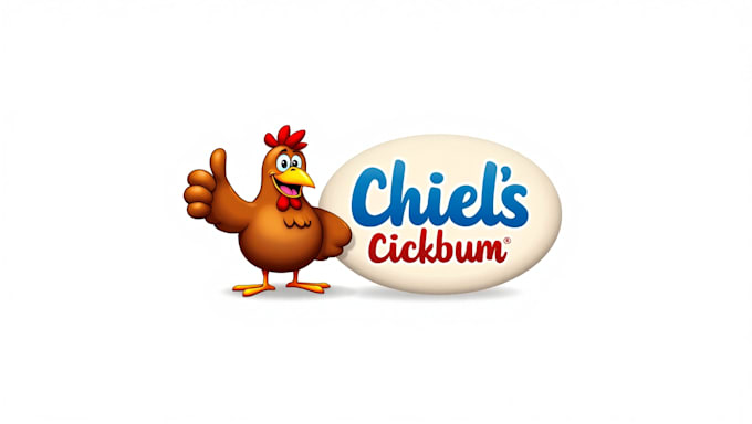 do chicken thumbs up mascot logo design