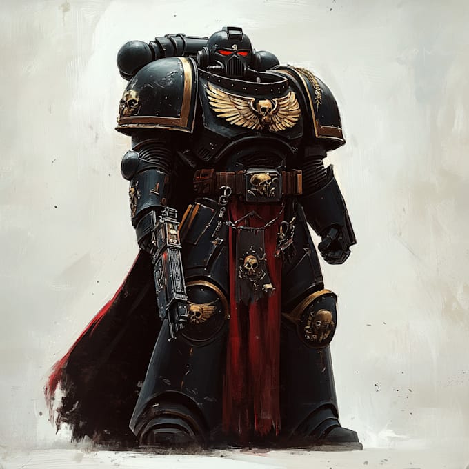 make  warhammer 40k character art