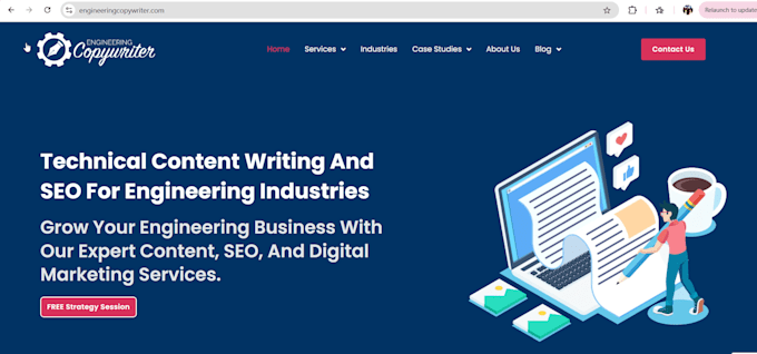 design a responsive wordpress website, blog, or ecommerce
