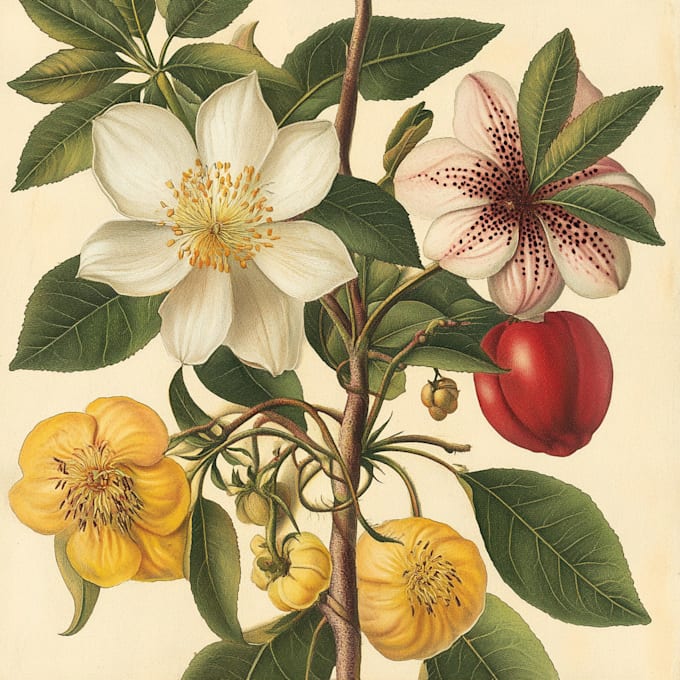make botanical and animal designs and patterns for you