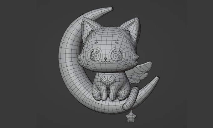 do clean retopology and uv mapping for characters