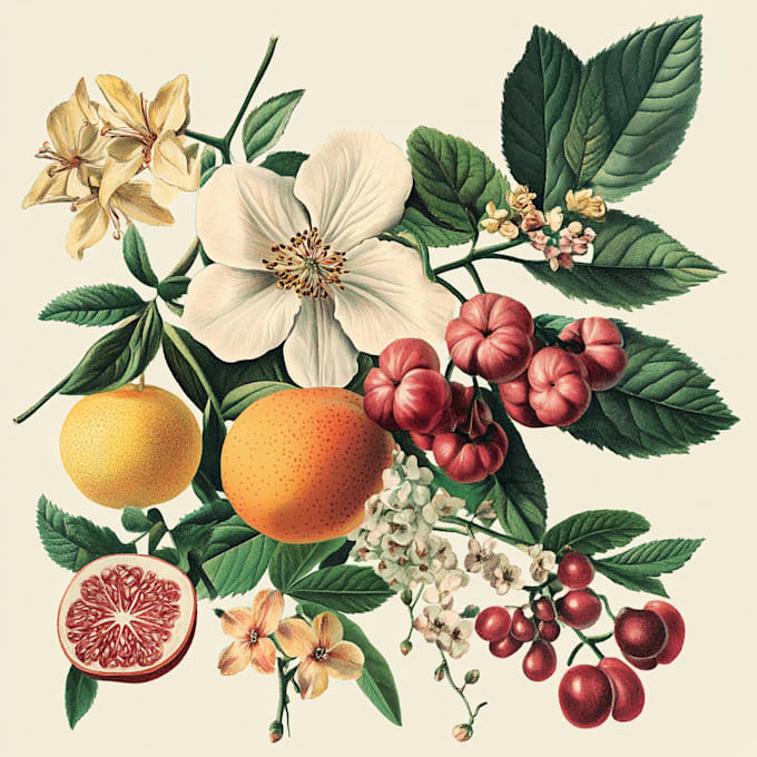 make a botanical watercolor illustration