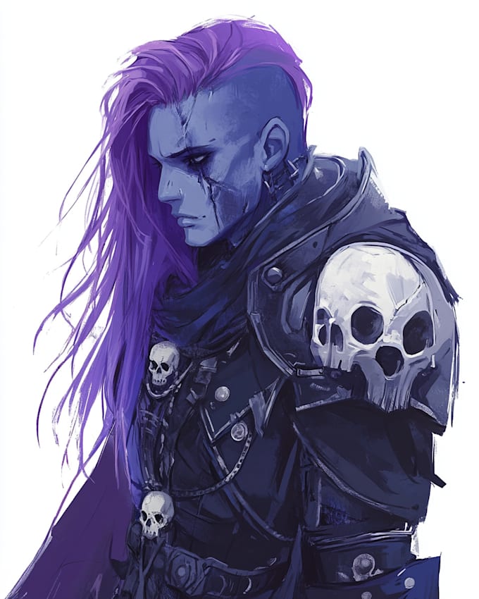 make a character warhammer 40k or anything