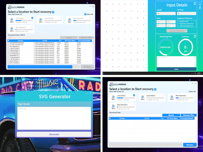 develop custom desktop application for windows