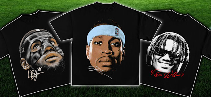 design vintage big face bootleg tshirt design