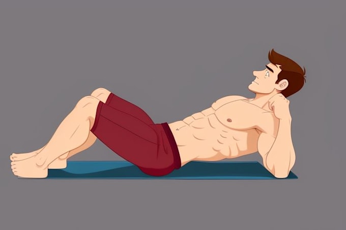 draw exercise, people, medical,etc illustration, vector