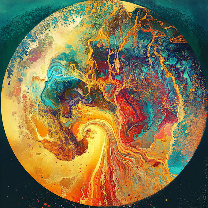 create a  abstract art illustration