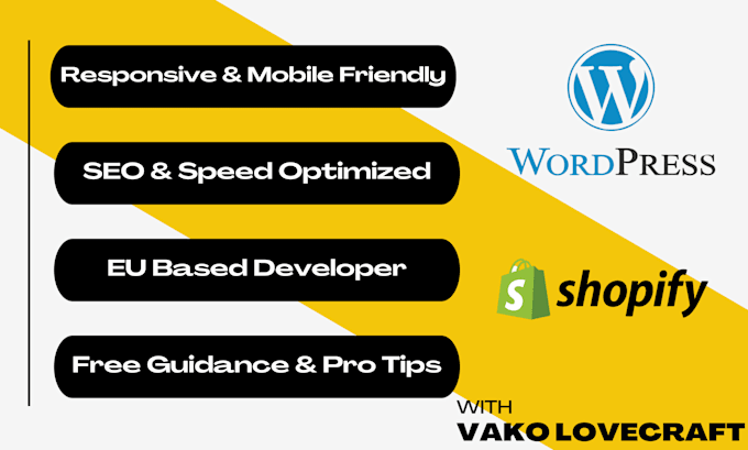 design and develop a professional wordpress, woocommerce website or ecommerce