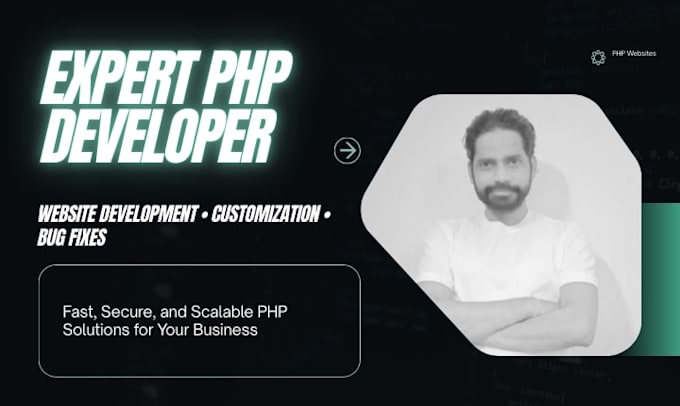 develop, customize or fix your PHP website professionally