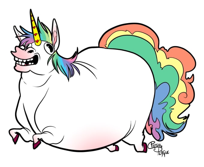Draw You As A Fat Unicorn By Collectivecrow
