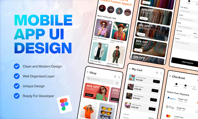 Do figma web ui ux landing page app design by Foysal_hossain2 | Fiverr
