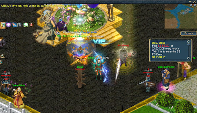 create a conquer eudemons online server find any bugs a solve all coding issues