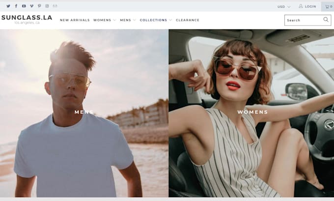 build 7figure sunglass shopify store eyewear store optical eyeglass dropshipping