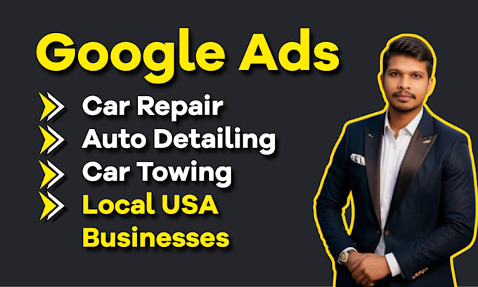 g PPC ads for USA car repair towing auto detailing  moving