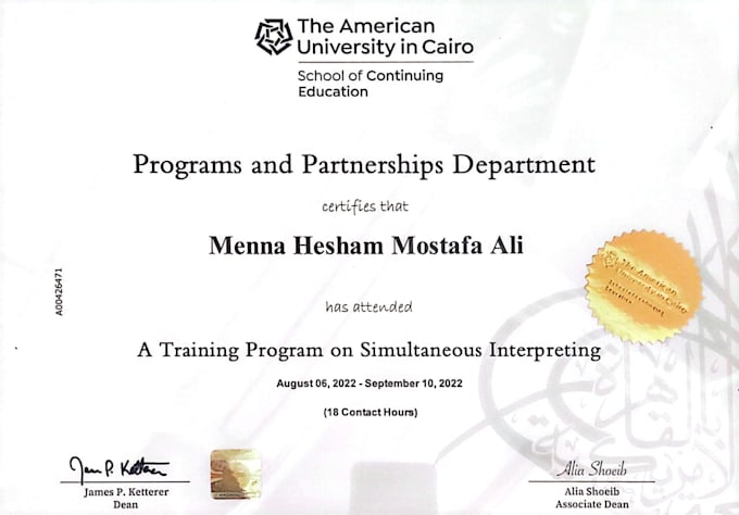 translate, interpret and transcript arabic and english texts