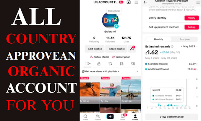 do tiktok monetization organically in creator reward program