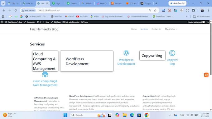 setup and host your wordpress website on AWS ec2