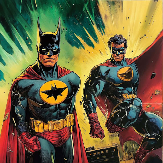 design characters and comic books