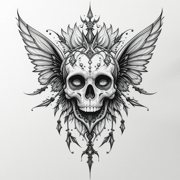create unique custom tattoo any tattoo design, tattoo artist
