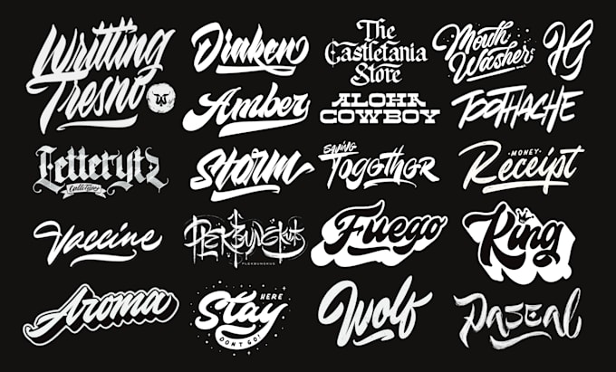 design bold custom hand lettering logo for clothing brand