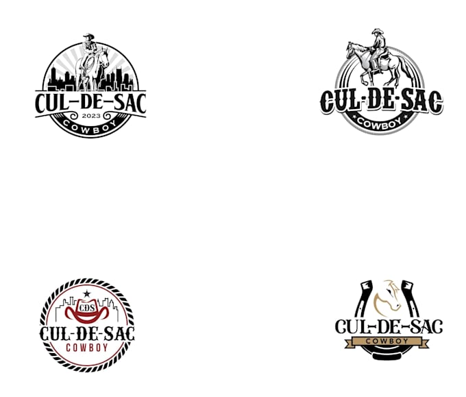 design awesome cowboy logo