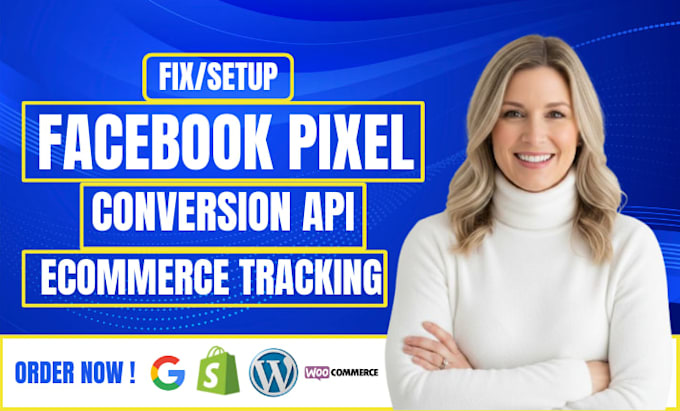 setup fix meta pixel conversion API ga4 via GTM for shopify wordpress tracking