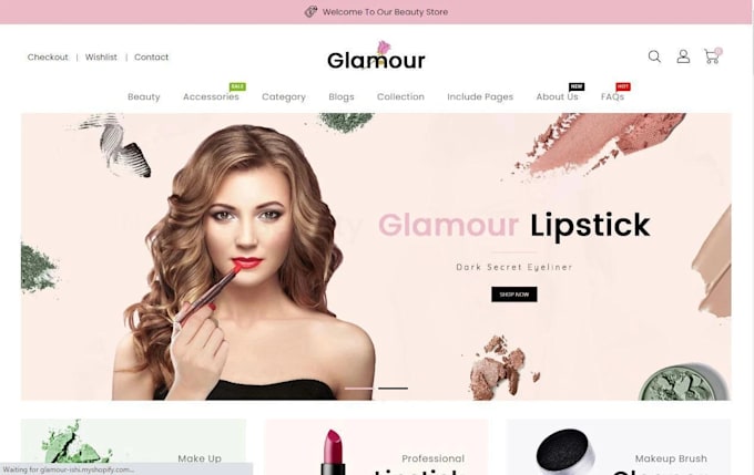 setup shopify dropshipping store or website