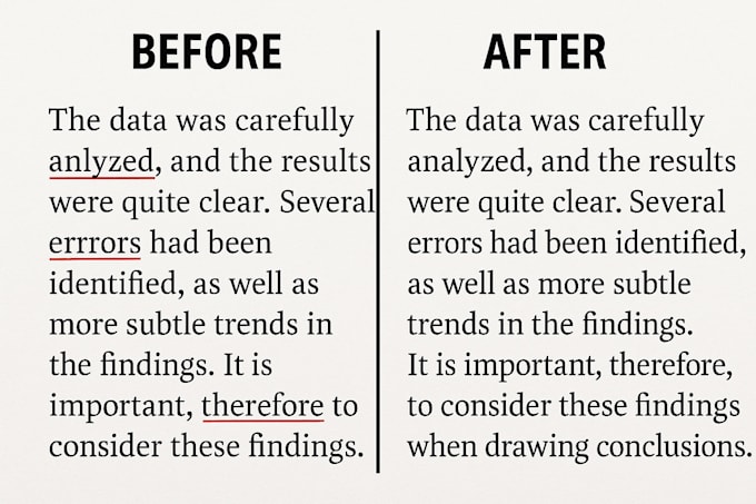 proofread and edit your english content