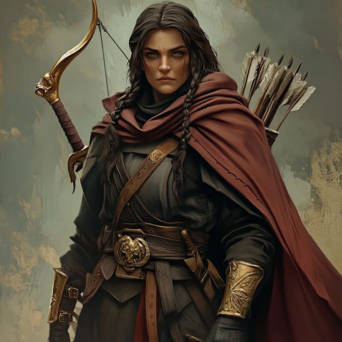 create high quality dnd character art