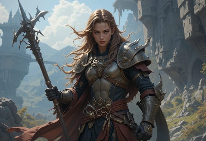 design a dnd character art and dnd character art