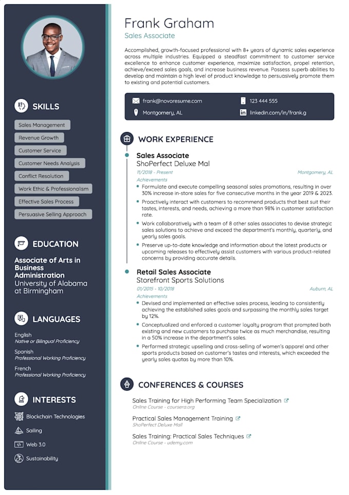 create an ats optimized resume for USA, UK, uae jobs
