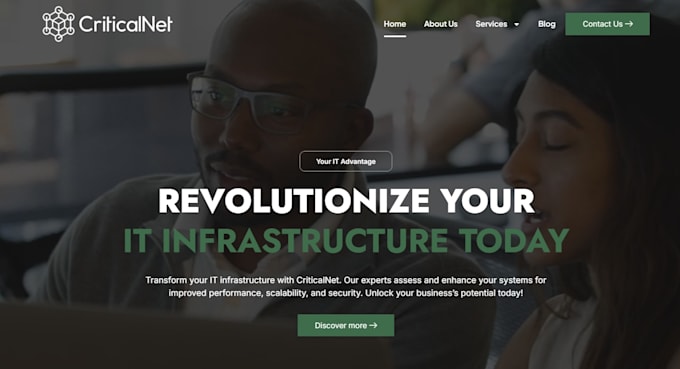 design revamp, update wordpress website landing page or blog website development