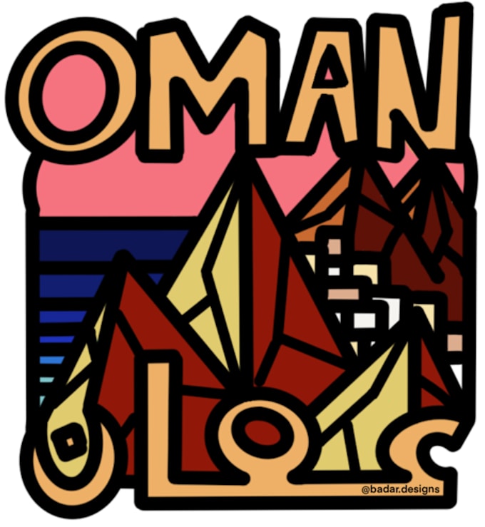 create digital art focused on travel and souvenirs