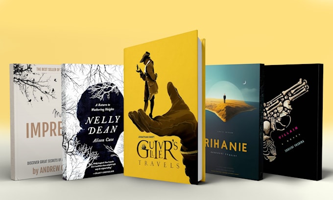 design fantasy and minimal creative kindle book cover design