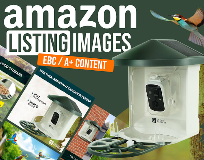 design amazon listing graphics, infographics and a plus ebc