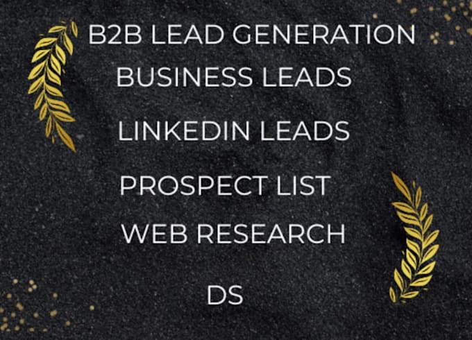 prospect lead list, qualified lead generation