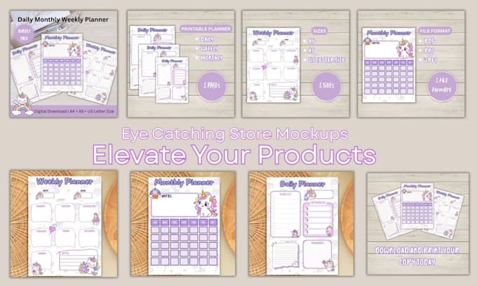 create etsy mockups, etsy listing thumbnails for your etsy shop
