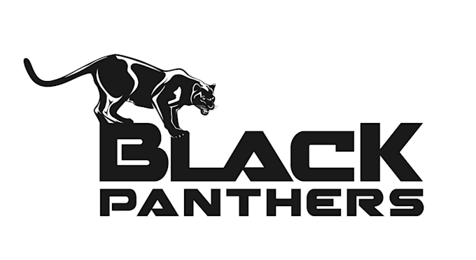 design marvelous panther, wild cat, fierce cat logo