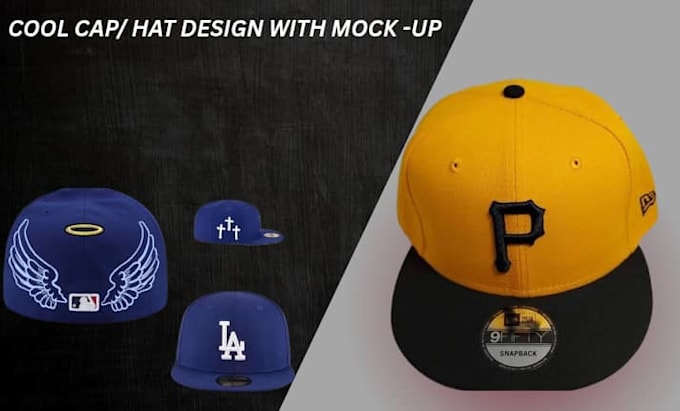 design caps for print or embroidery