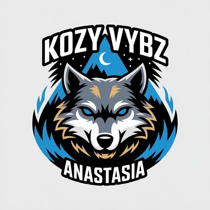make awesome wolf head logo design