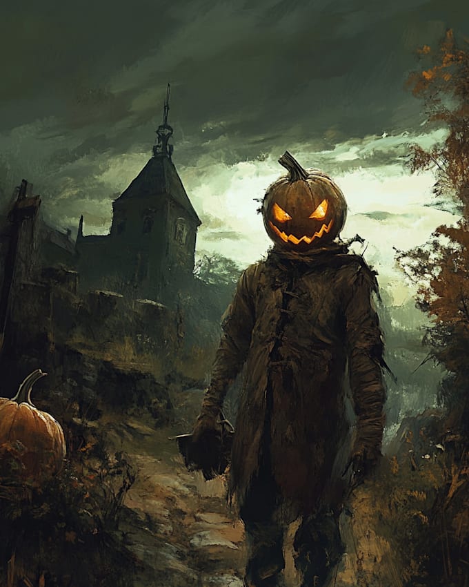 make fantasy horror book cover
