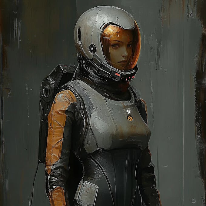 Create amazing sci fi character concept art, digital art by Conrannett ...