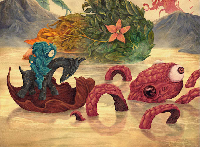 custom digital art surrealistic illustration