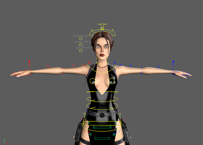 do 3d character rigging in maya blender for game animation unreal unity