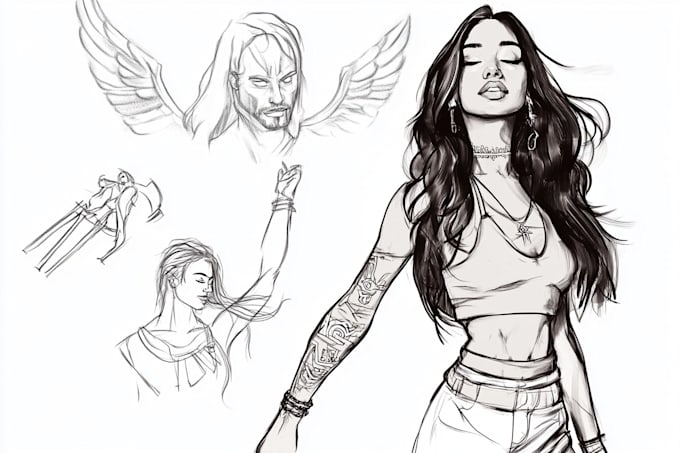be your digital sketch artist