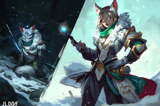 do character art, dnd, and game art