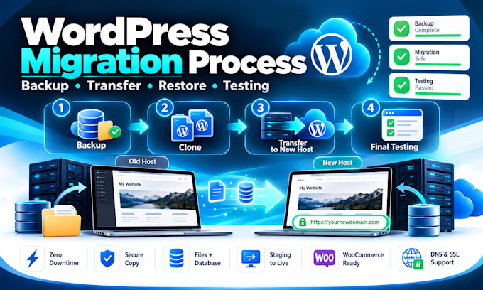 clone website,website migration,wordpress migration